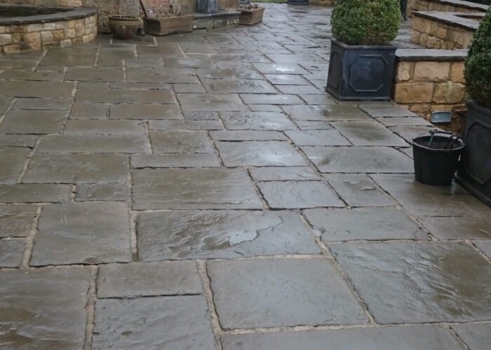 Portajet - stone paving after Portajet - your premier Gloucester-based jetwashing and cleaning company - Stone paving after