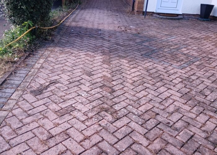 Portajet - Block Driveway Before Portajet - your premier Gloucester-based jetwashing and cleaning company -