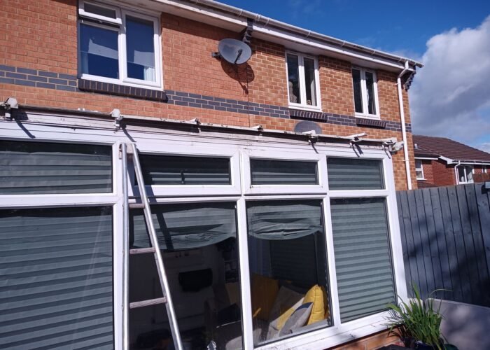 Portajet - Conservatory Before Portajet - your premier Gloucester-based jetwashing and cleaning company -