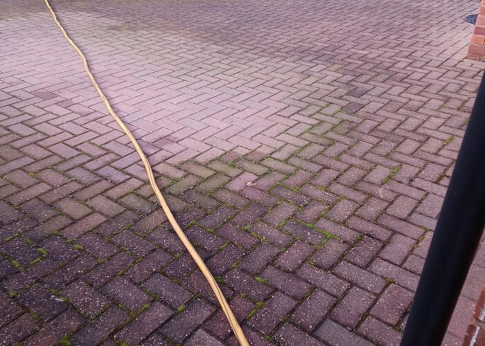 Portajet - Driveway Before Portajet - your premier Gloucester-based jetwashing and cleaning company -