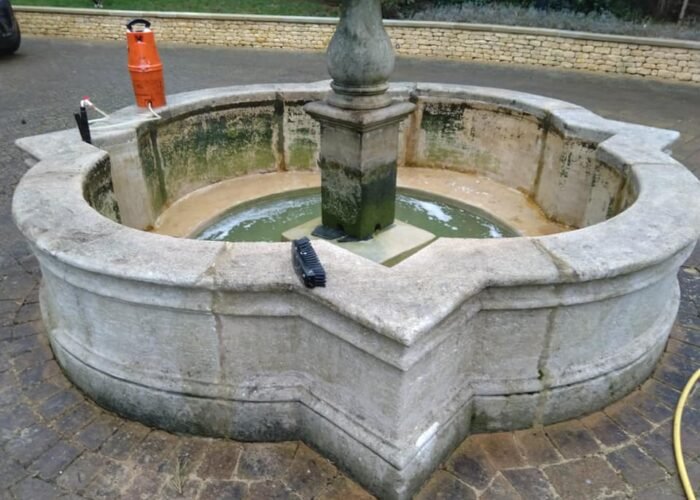 Portajet - Fountain Before Portajet - your premier Gloucester-based jetwashing and cleaning company -