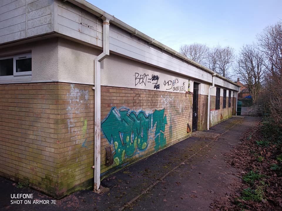 Portajet - your premier Gloucester-based jetwashing and cleaning company - graffiti before