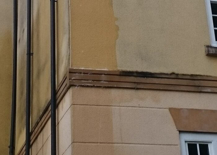 Portajet - Render in Progress Bottom Portajet - your premier Gloucester-based jetwashing and cleaning company - Render Cleaning in Progress!